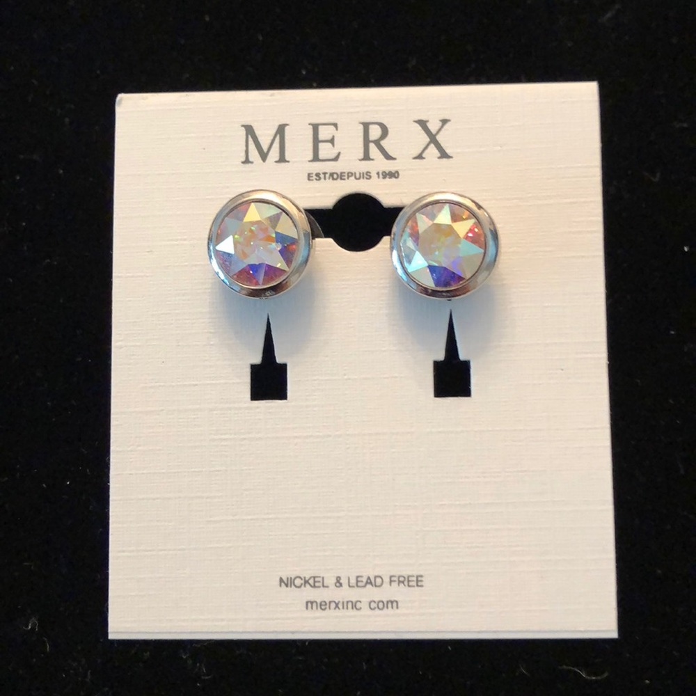 Merx Clear Studs